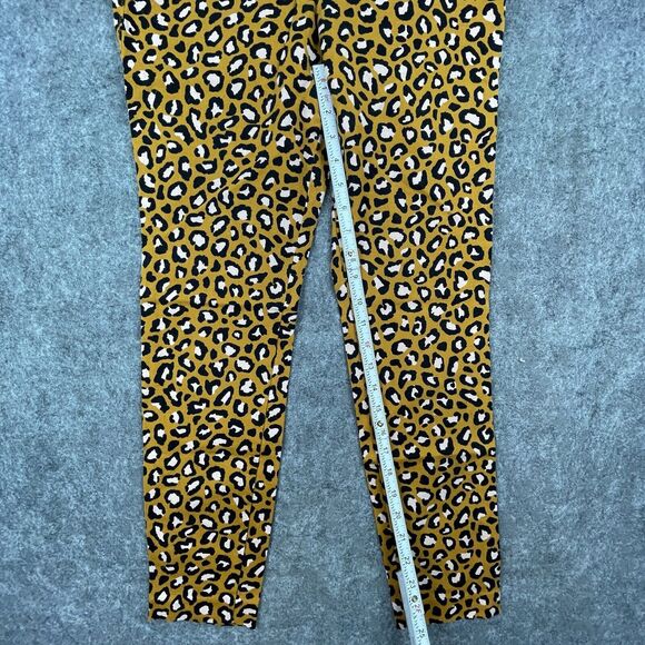 Old Navy Pixie Pants Womens 6 Leopard Cheetah Pink Skinny Tapered Y2K - Picture 4 of 7